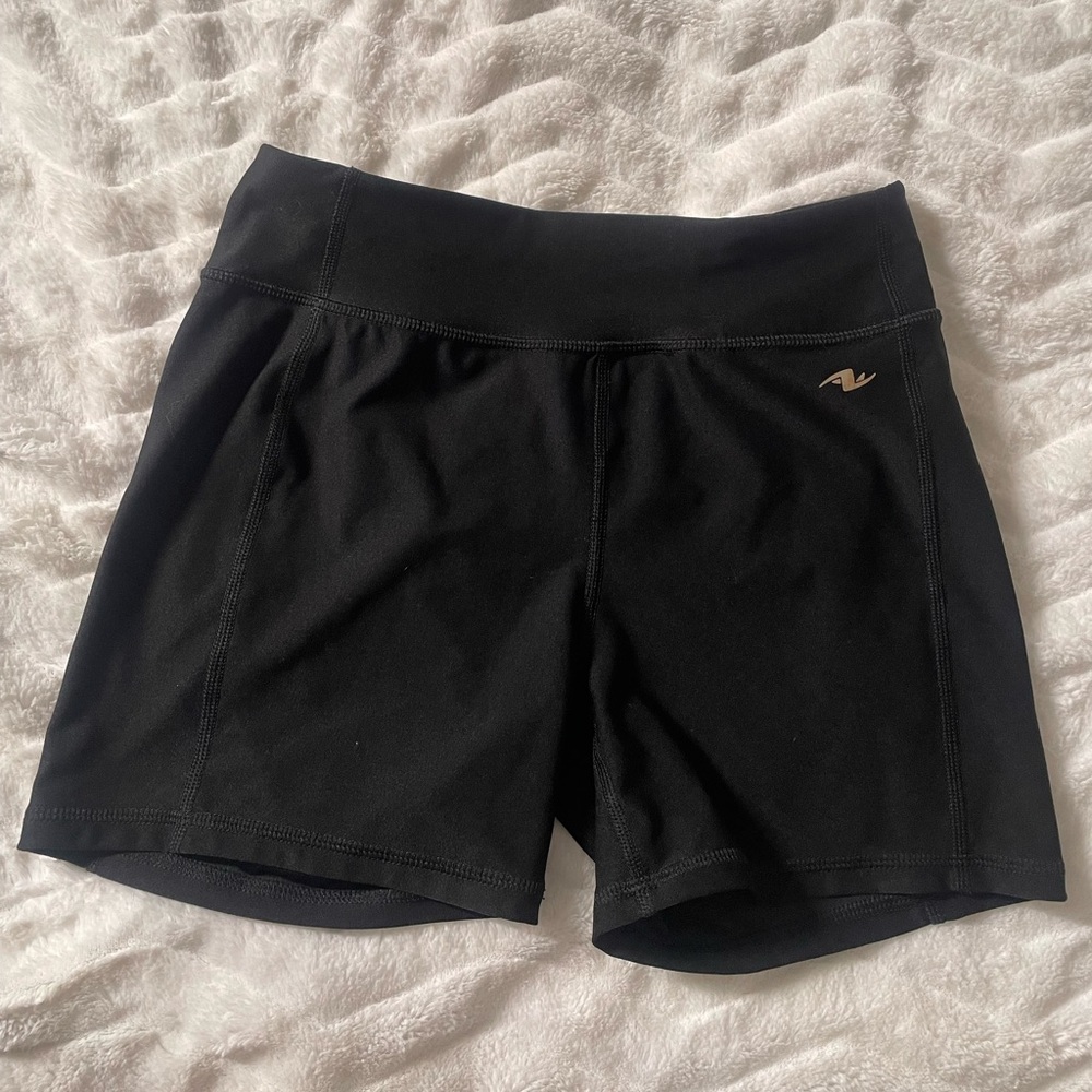 Kids Black Athletic Shorts